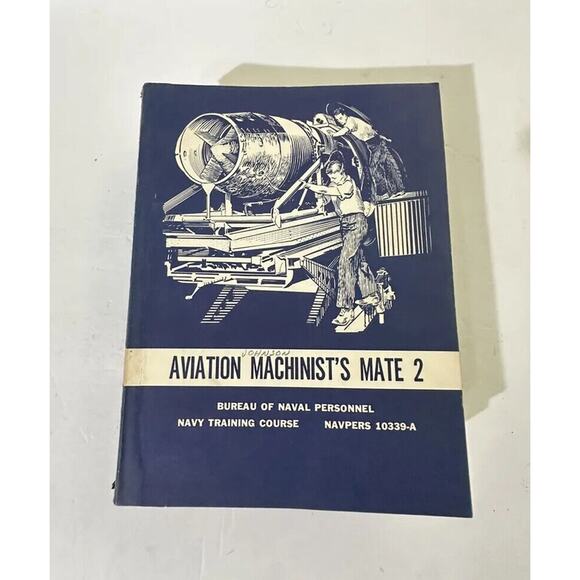 vintage‎ Navy Aviation Machinist’s Books Damage training manual 1960’s Lot Of 5 - Picture 2 of 11